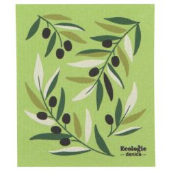 Lavette Compostable Suédoise 'Olives'